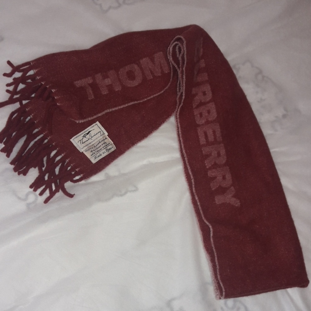 Burberry Red Scarf for Men